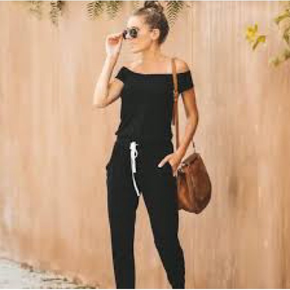 MED VICI Weekend Worthy Pocketed Drawstring Jumpsuit - Picture 2 of 5